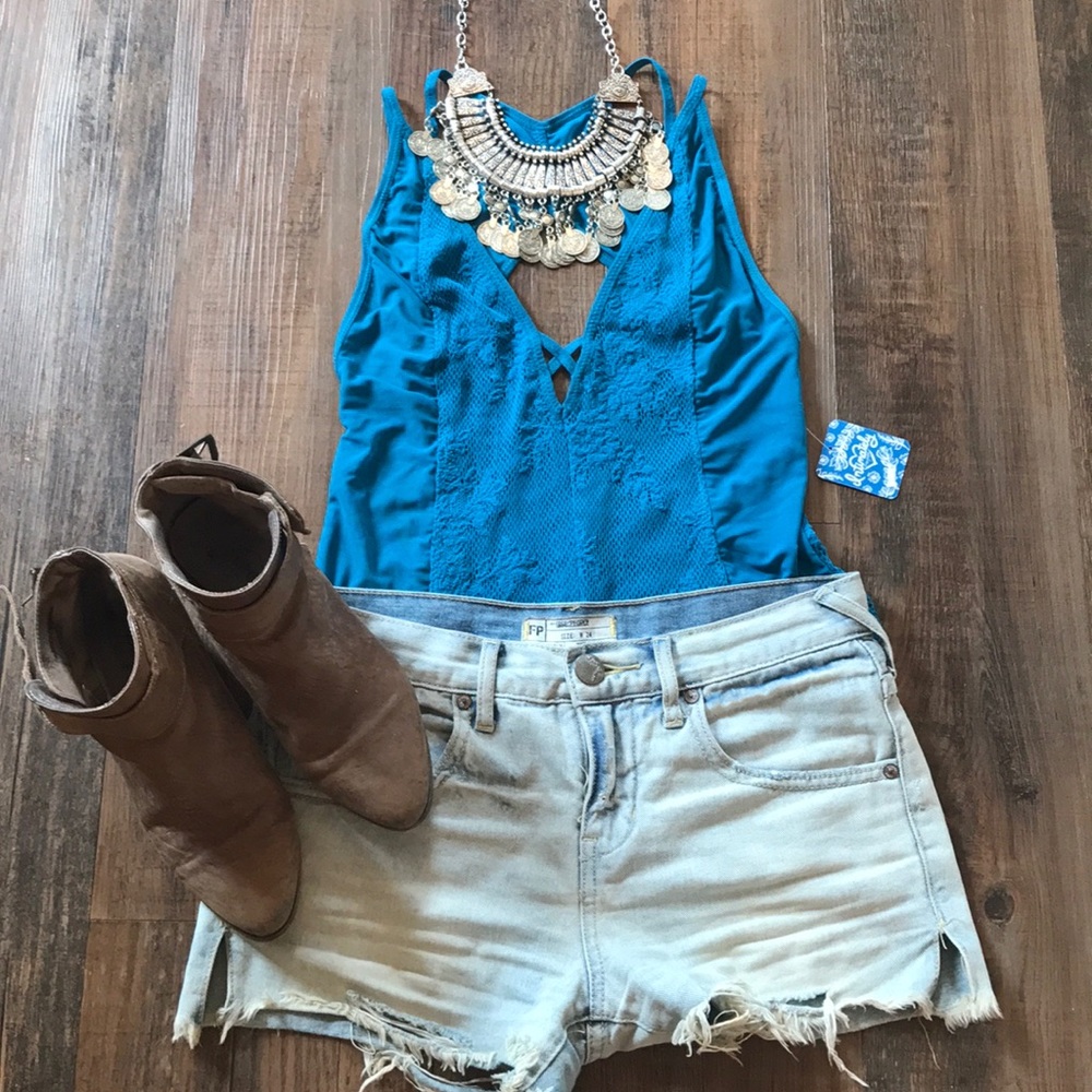 Free people lace bodysuit